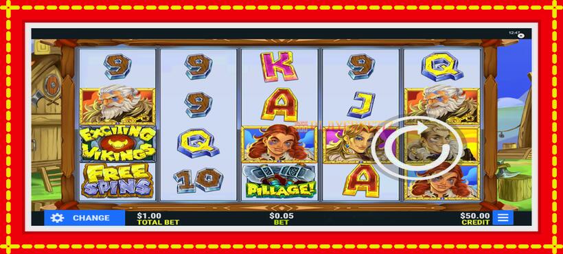 Slot machine Exciting Vikings with access to free game online, picture 1