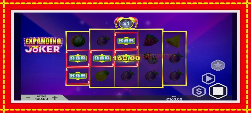 Slot machine Expanding Joker with access to free game online, picture 3