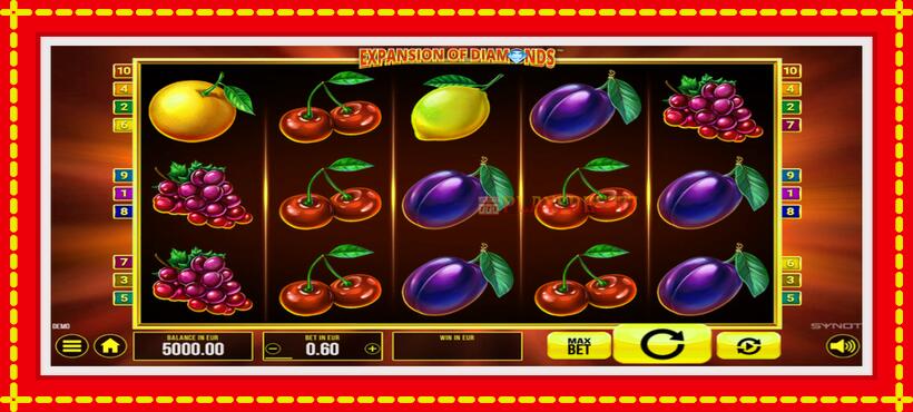 Slot machine Expansion of Diamonds with access to free game online, picture 2