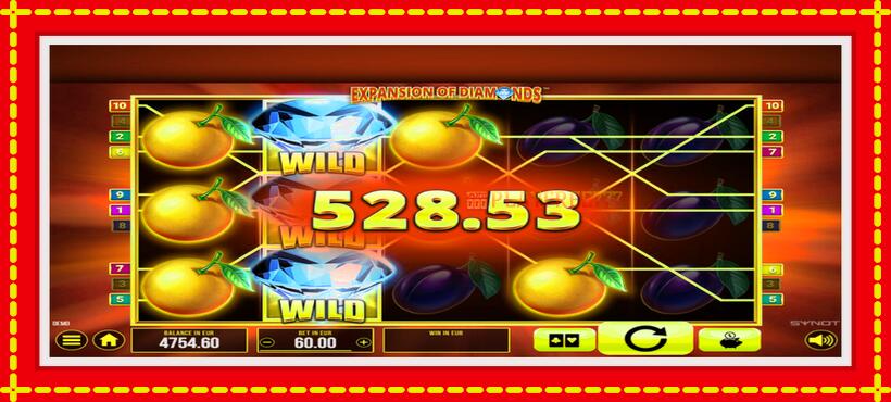 Slot machine Expansion of Diamonds with access to free game online, picture 4