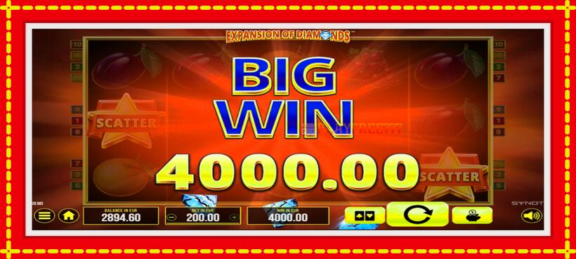 Slot machine Expansion of Diamonds with access to free game online, picture 6