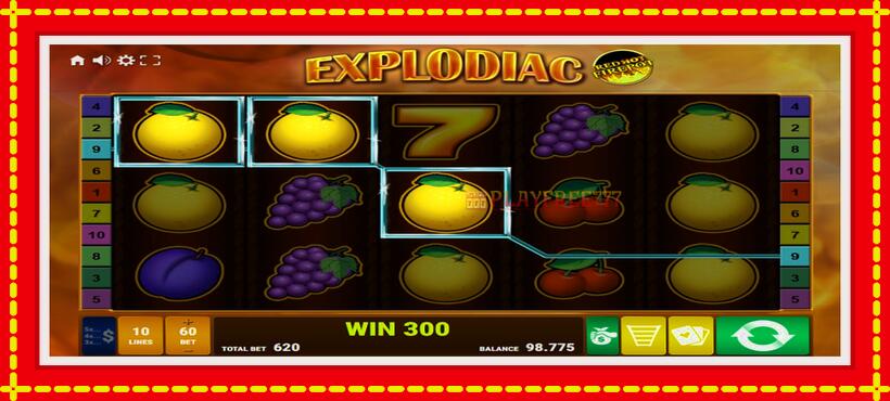 Slot machine Explodiac Red Hot Firepot with access to free game online, picture 3