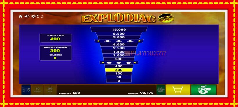 Slot machine Explodiac Red Hot Firepot with access to free game online, picture 4