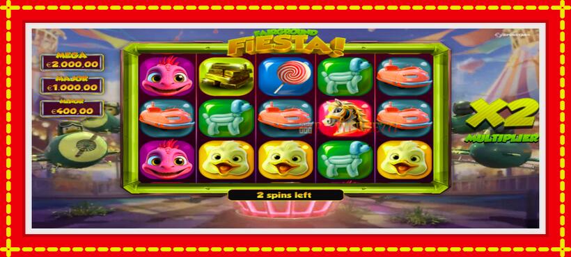 Slot machine Fairground Fiesta with access to free game online, picture 3