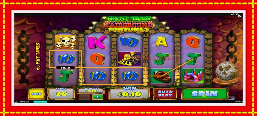 Slot machine Fairground Fortunes Ghost Train with access to free game online, picture 4