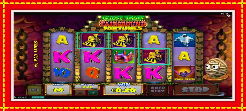 Slot machine Fairground Fortunes Ghost Train with access to free game online, picture 5