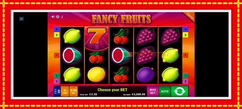 Slot machine Fancy Fruits with access to free game online, picture 1