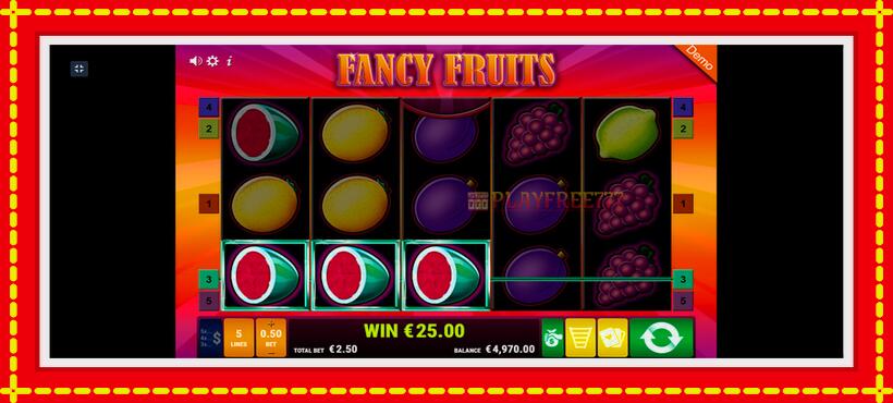 Slot machine Fancy Fruits with access to free game online, picture 3