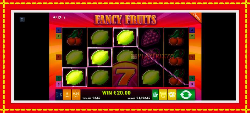 Slot machine Fancy Fruits with access to free game online, picture 4