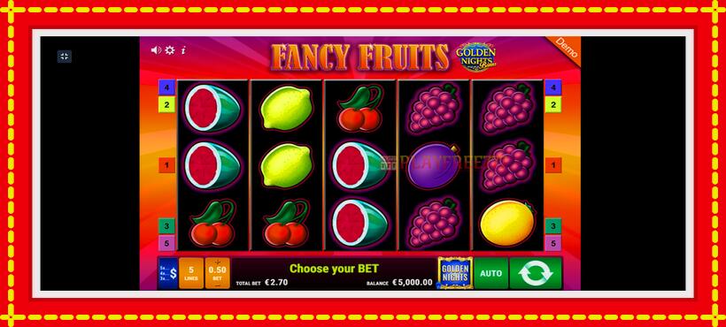 Slot machine Fancy Fruits GDN with access to free game online, picture 1