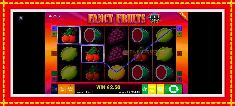 Slot machine Fancy Fruits GDN with access to free game online, picture 2