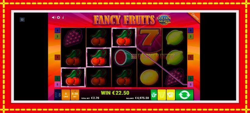 Slot machine Fancy Fruits GDN with access to free game online, picture 3