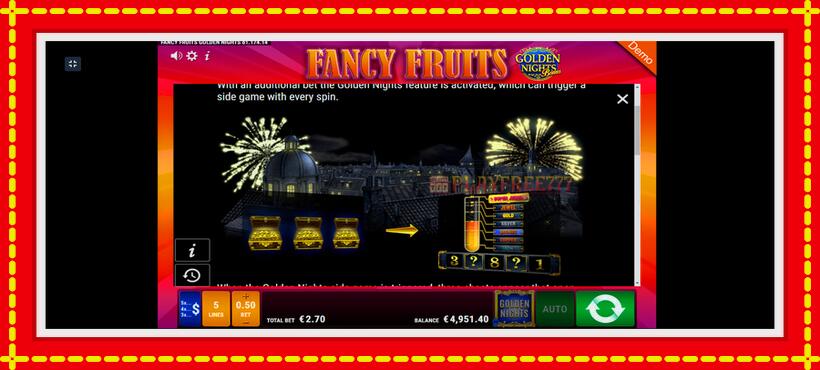 Slot machine Fancy Fruits GDN with access to free game online, picture 7