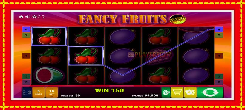 Slot machine Fancy Fruits Red Hot Firepot with access to free game online, picture 2