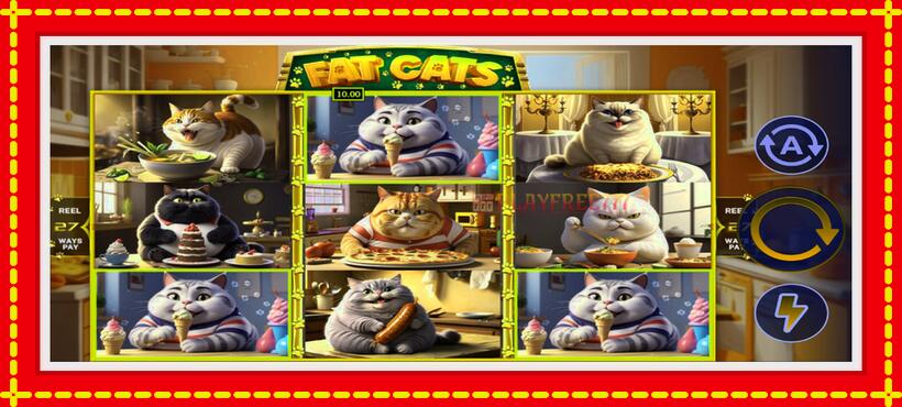 Slot machine Fat Cats with access to free game online, picture 3