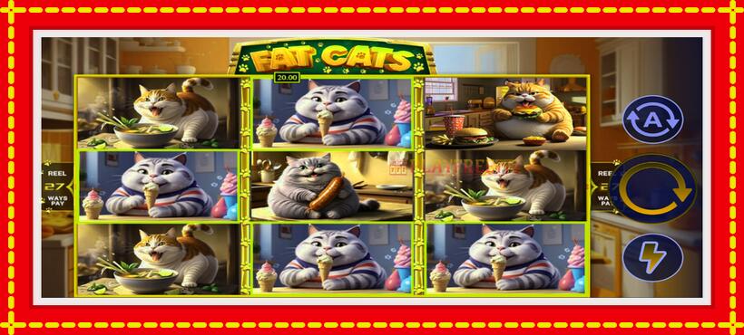 Slot machine Fat Cats with access to free game online, picture 4