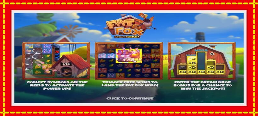 Slot machine Fat Fox Dream Drop with access to free game online, picture 3