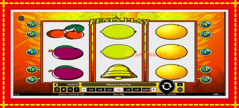 Slot machine Fenix Play with access to free game online, picture 1