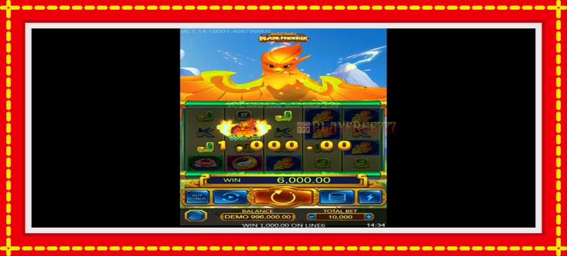 Slot machine Fire Ball Blaze Phoenix with access to free game online, picture 6