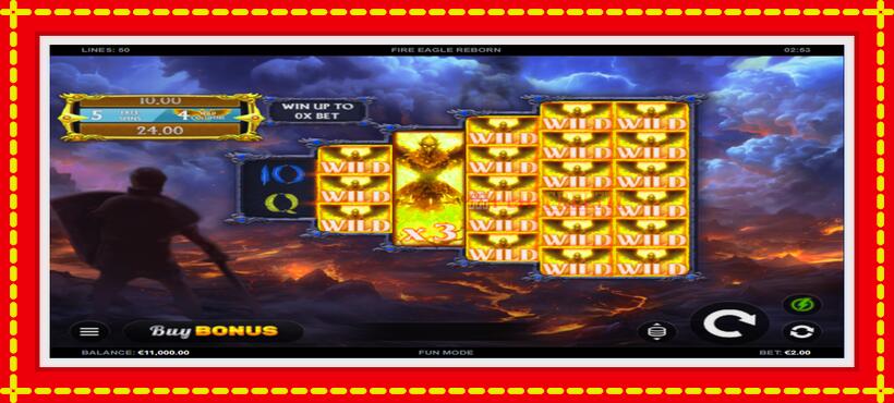 Slot machine Fire Eagle Reborn with access to free game online, picture 1