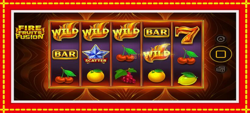 Slot machine Fire Fruits Fusion with access to free game online, picture 2