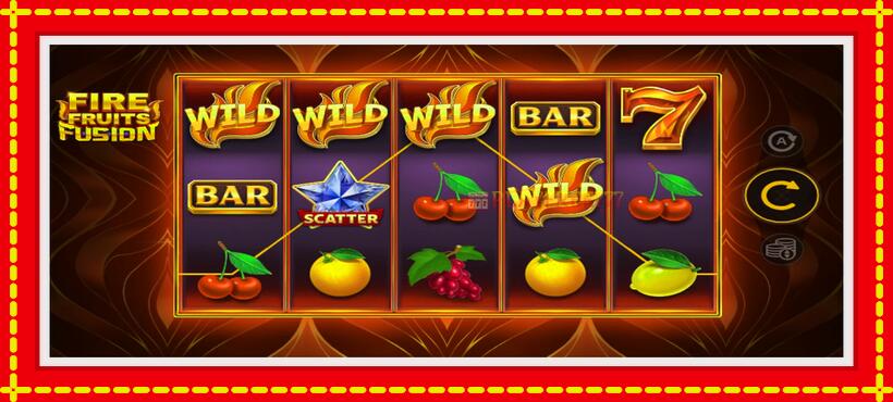 Slot machine Fire Fruits Fusion with access to free game online, picture 3