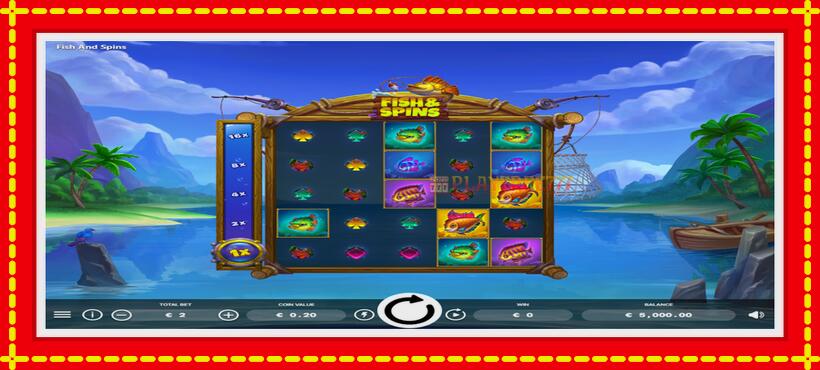 Slot machine Fish & Spins with access to free game online, picture 2