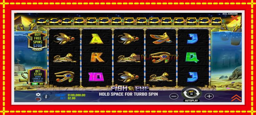 Slot machine Fish Eye with access to free game online, picture 2