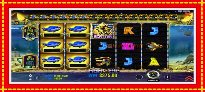 Slot machine Fish Eye with access to free game online, picture 4