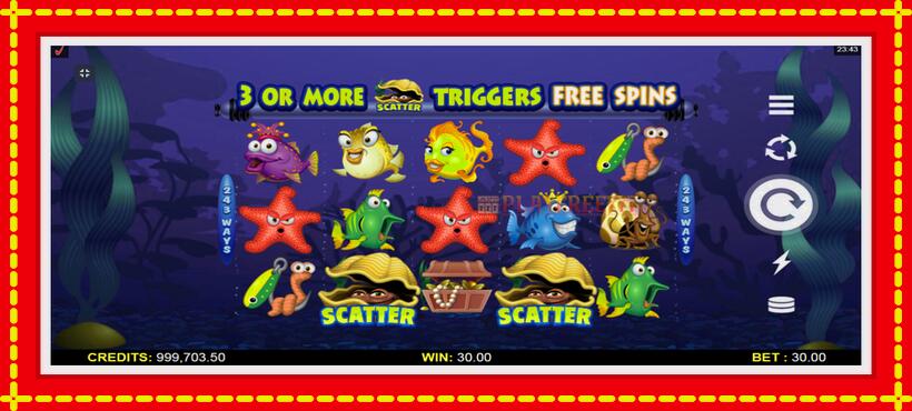 Slot machine Fish Party with access to free game online, picture 3