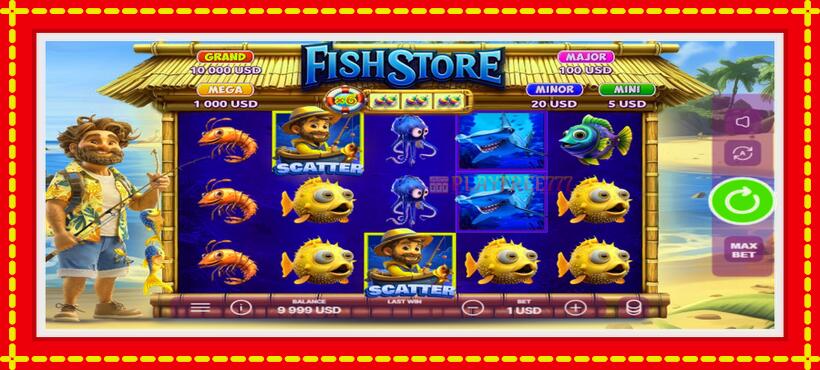 Slot machine Fish Store with access to free game online, picture 2