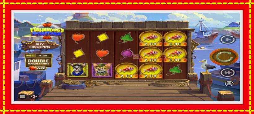 Slot machine Fisherdogs Fortune with access to free game online, picture 3