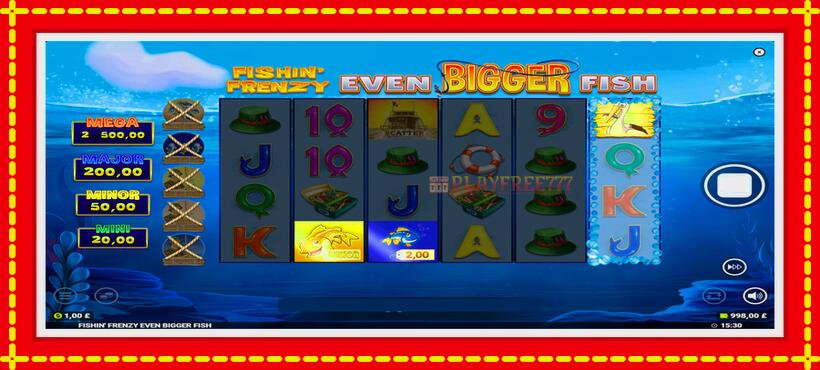 Slot machine Fishin Frenzy Even Bigger Fish with access to free game online, picture 2