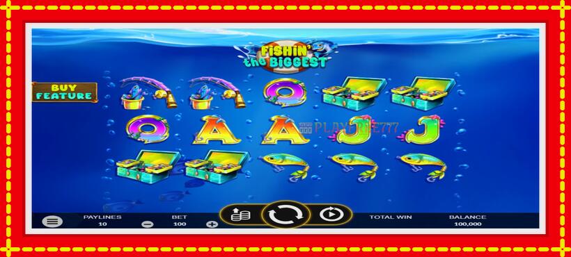 Slot machine Fishin The Biggest with access to free game online, picture 3