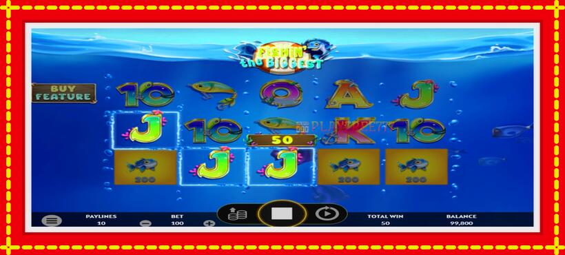 Slot machine Fishin The Biggest with access to free game online, picture 4