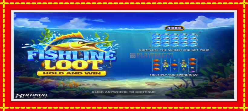 Slot machine Fishline Loot Hold and Win with access to free game online, picture 1