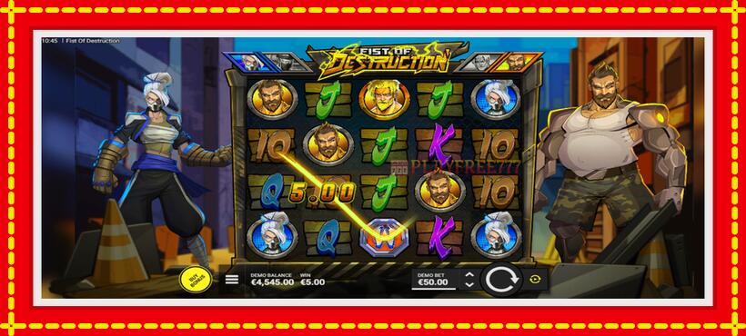 Slot machine Fist of Destruction with access to free game online, picture 4