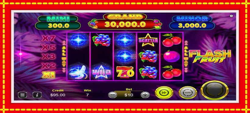 Slot machine Flash Fruit with access to free game online, picture 3