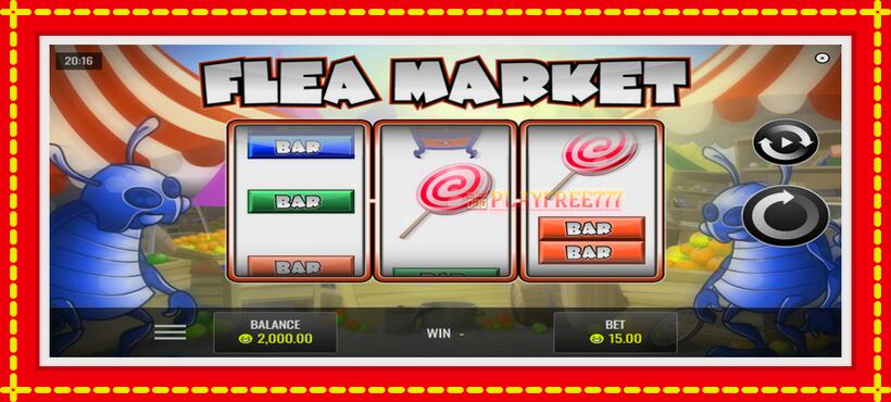 Slot machine Flea Market with access to free game online, picture 1