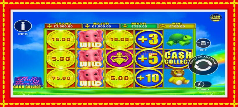 Slot machine Fluffy Favourites Cash Collect with access to free game online, picture 1