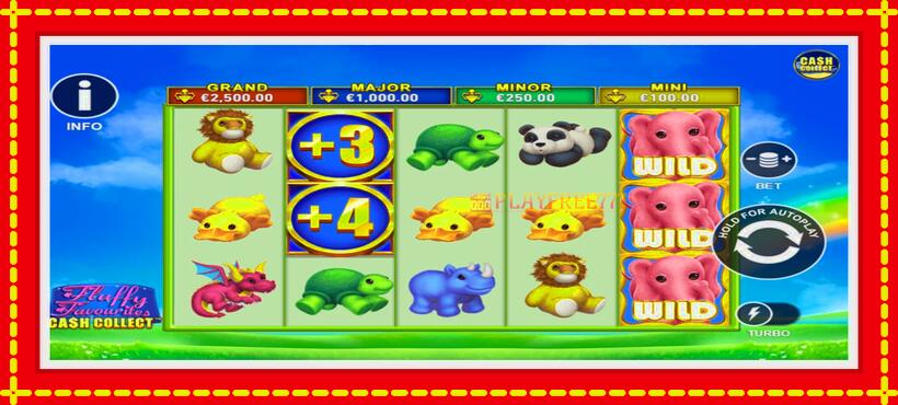 Slot machine Fluffy Favourites Cash Collect with access to free game online, picture 2