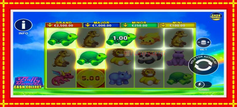 Slot machine Fluffy Favourites Cash Collect with access to free game online, picture 3