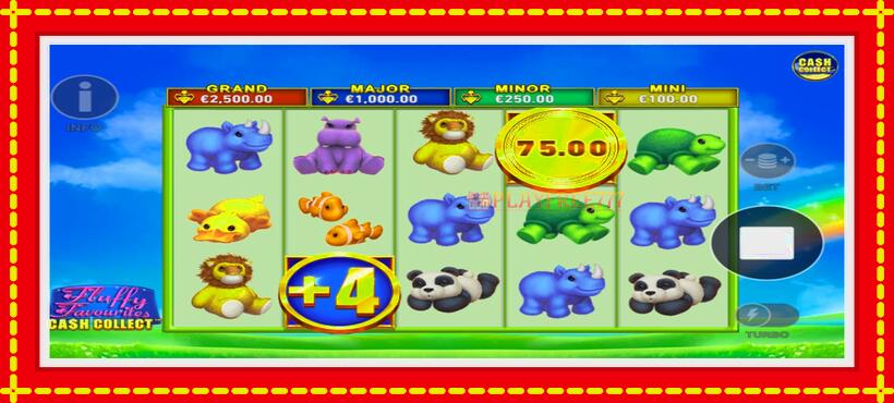 Slot machine Fluffy Favourites Cash Collect with access to free game online, picture 4