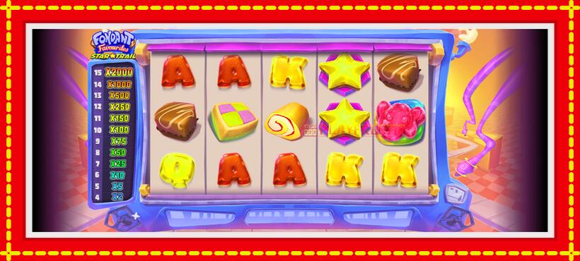 Slot machine Fondant Favourites Star Trail with access to free game online, picture 1