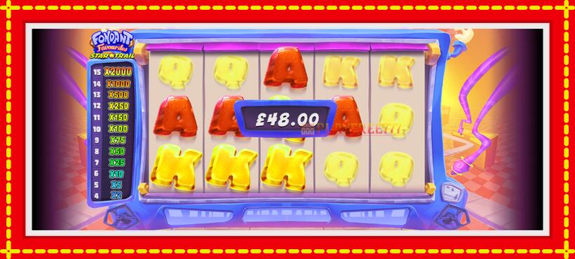 Slot machine Fondant Favourites Star Trail with access to free game online, picture 2