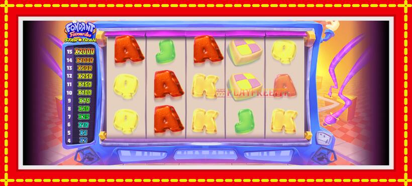 Slot machine Fondant Favourites Star Trail with access to free game online, picture 3