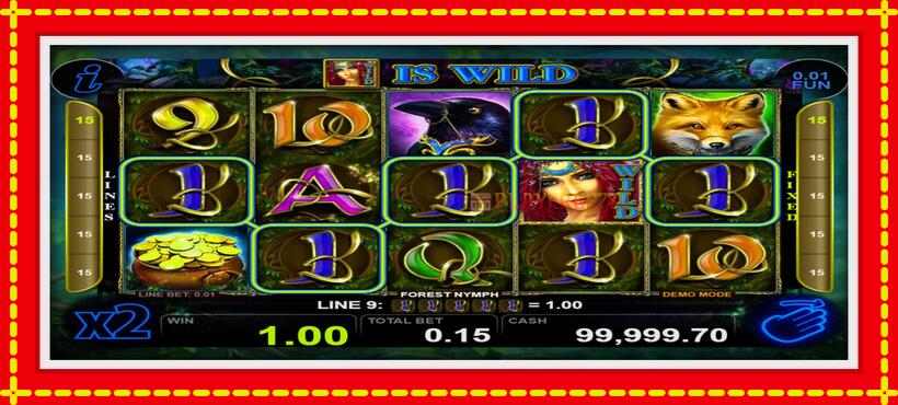 Slot machine Forest Nymph with access to free game online, picture 2