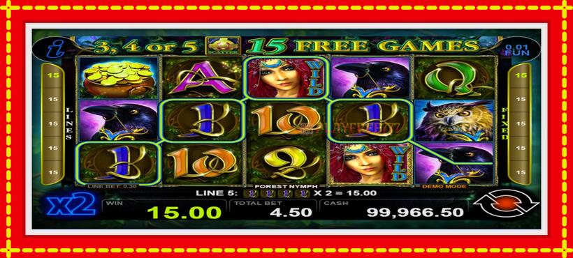 Slot machine Forest Nymph with access to free game online, picture 3