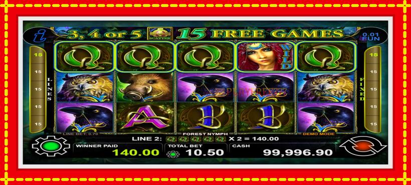 Slot machine Forest Nymph with access to free game online, picture 5