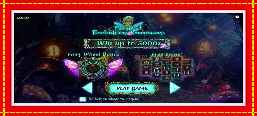 Slot machine Forest of Forbidden Treasures with access to free game online, picture 1